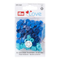 Prym Love - Colour Snap Fastener - STAR - BLUE/TURQUOISE/INK for bag making and sewing projects
