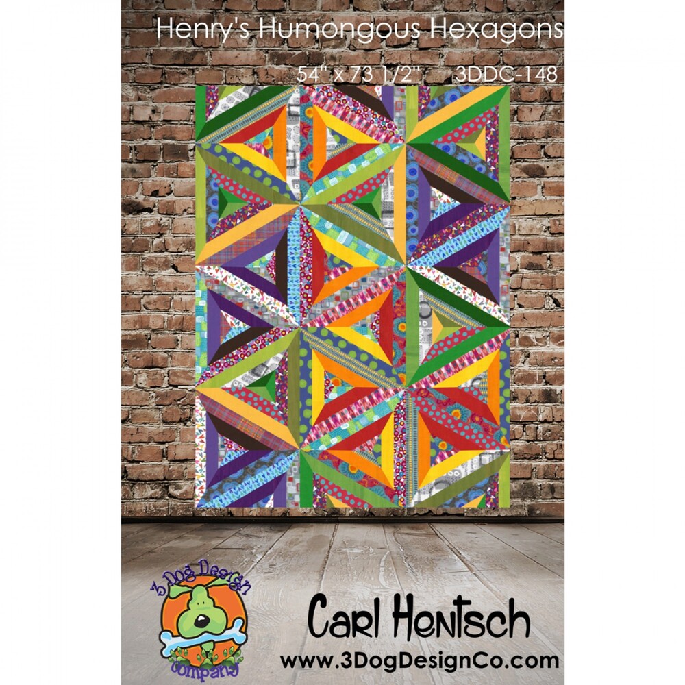 Henrys Humongous Hexagons Quilt Pattern , quilting and craft projects