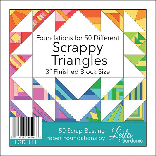 3in Scrappy Triangle Foundation Pad - Everything Fabric