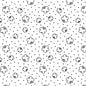 Shadow Blooms -White Butterflies & Dots