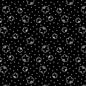 Shadow Blooms -Black Butterflies & Dots