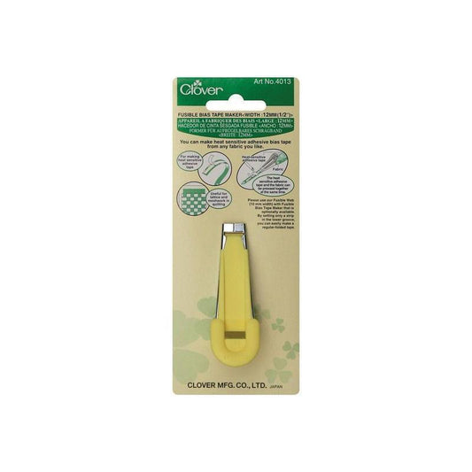 Clover Fusible Bias Tape Maker - 12 mm (1/2) , quilting and neat fabric finishing