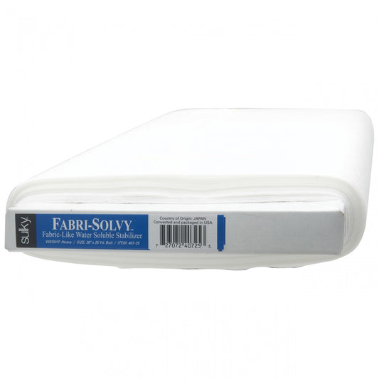 Fabri-Solvy Washaway Stabiliser White 508 mm wide for embroidery, applique and sewing projects