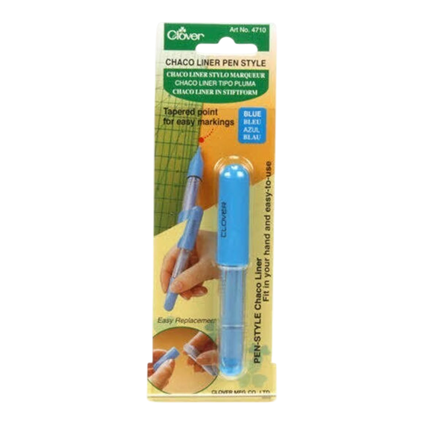 Clover Chaco Liner Pen Style , sewing and fabric marking
