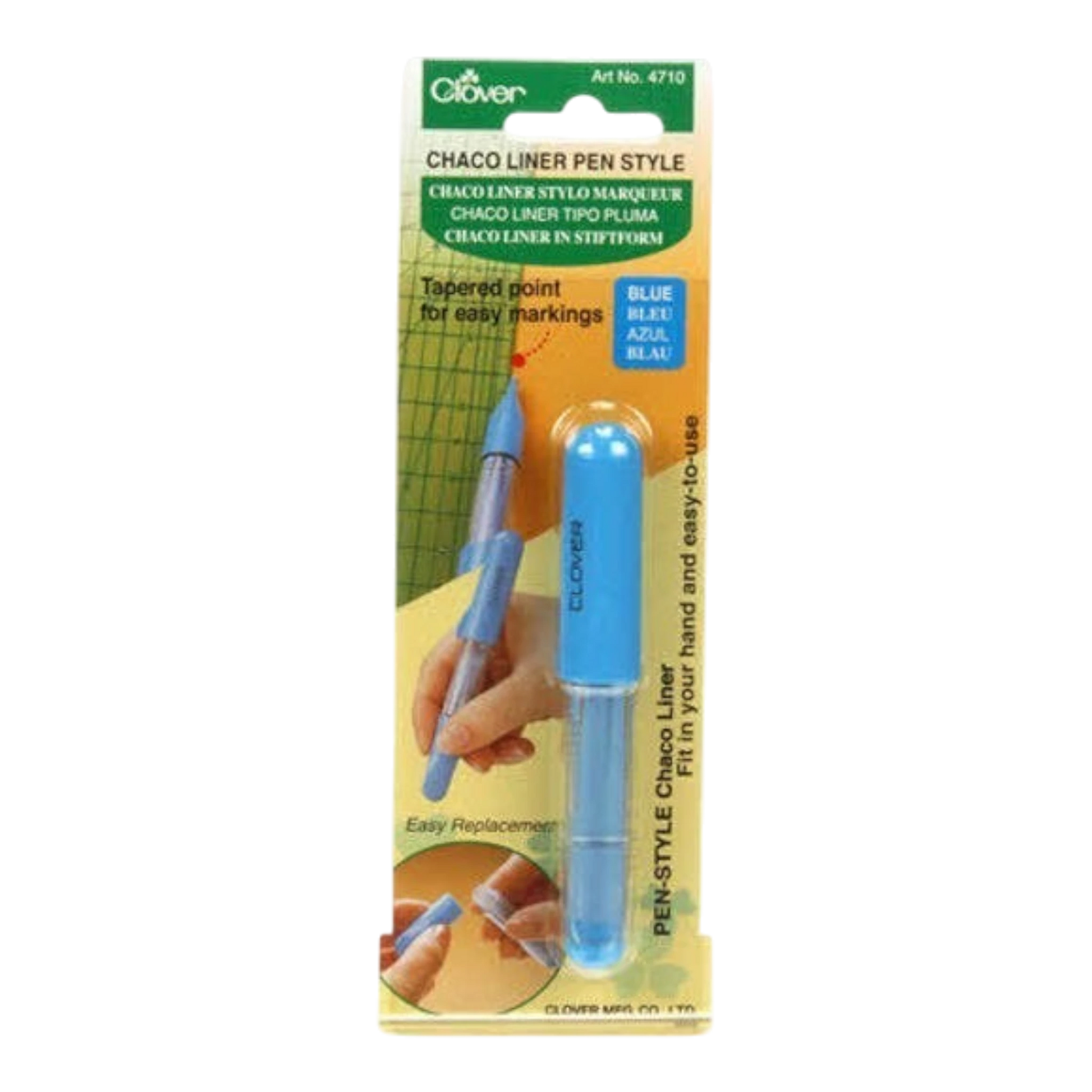 Clover Chaco Liner Pen Style , sewing and fabric marking