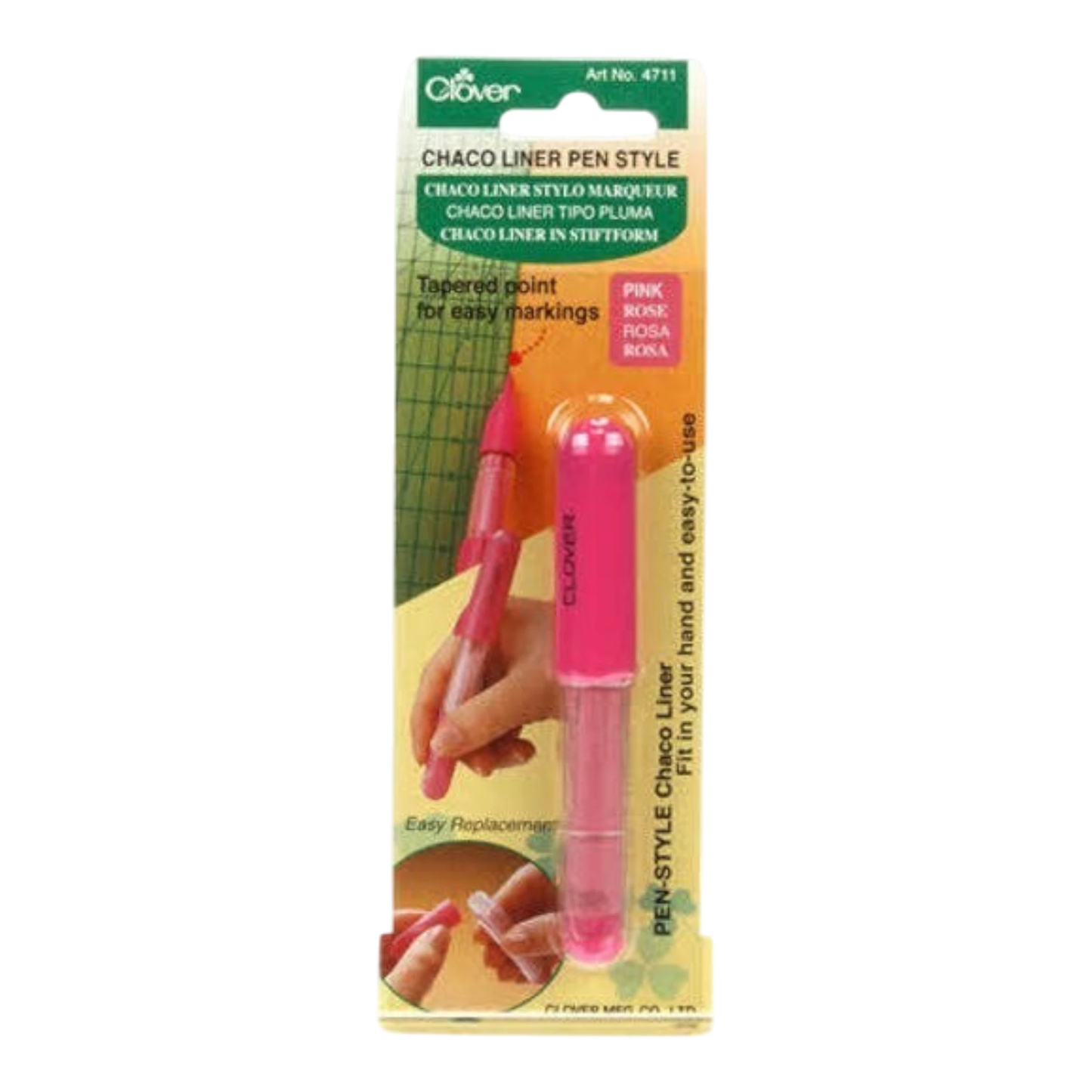 Clover Chaco Liner Pen Style , sewing and fabric marking