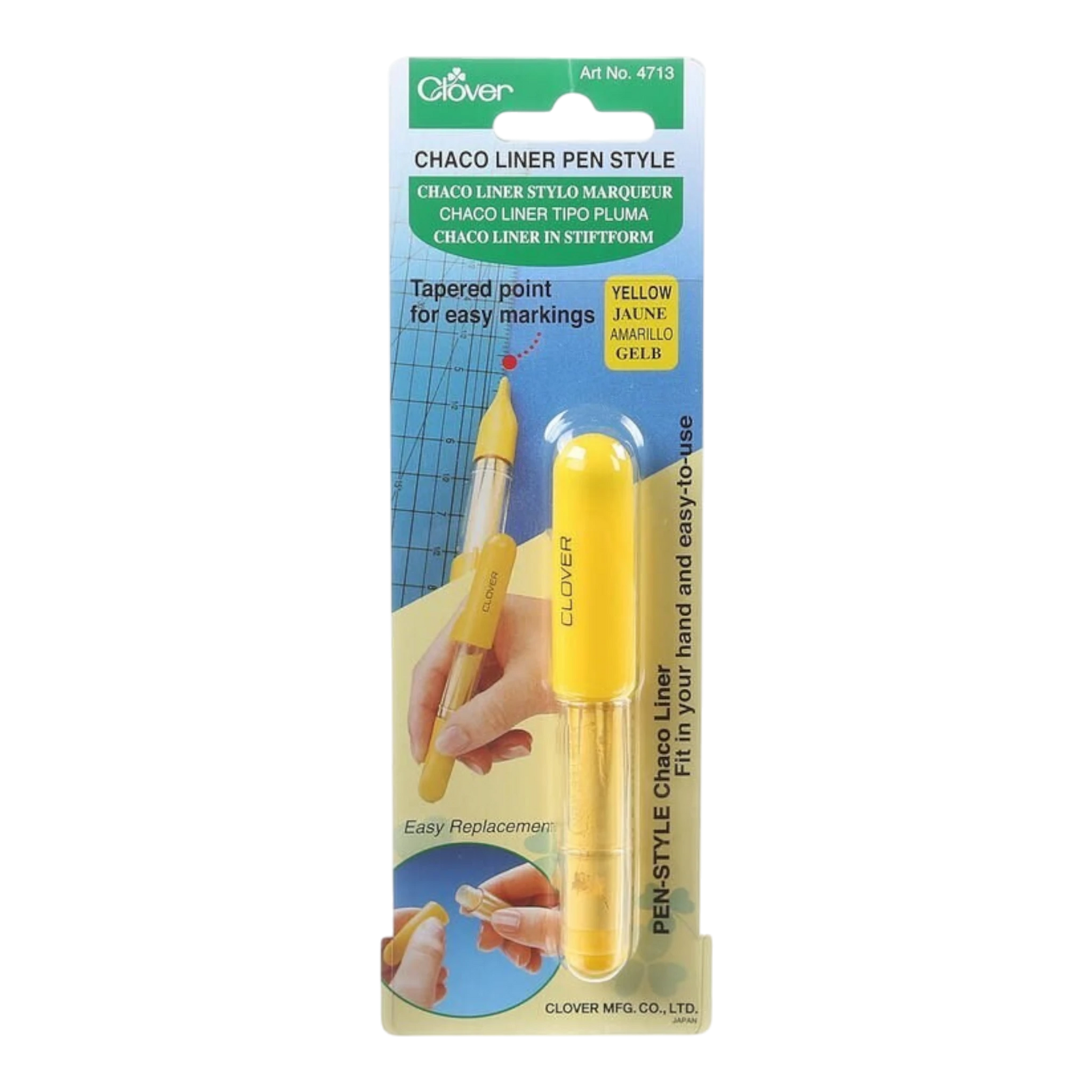 Clover Chaco Liner Pen Style , sewing and fabric marking