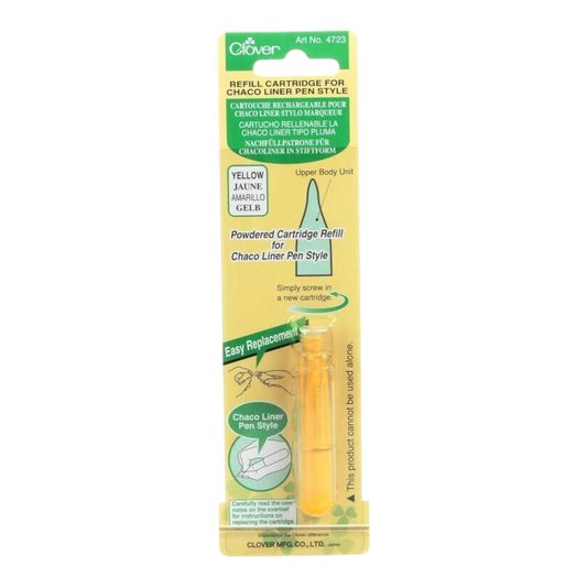 Clover Chaco Liner Pen REFILL , sewing and fabric marking