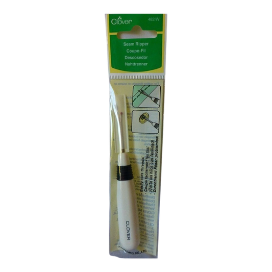 Clover Seam Ripper White 127 mm,51 mm sewing and quilting product