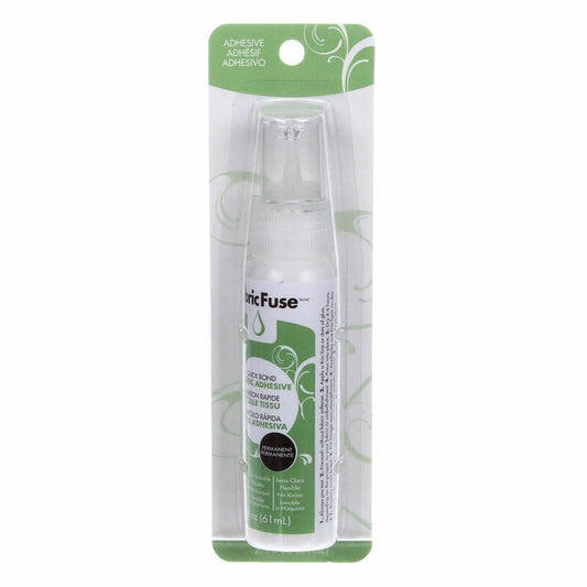 Fabric Fuse Adhesive Glue - 2.1 ounce for applique, sewing and craft projects