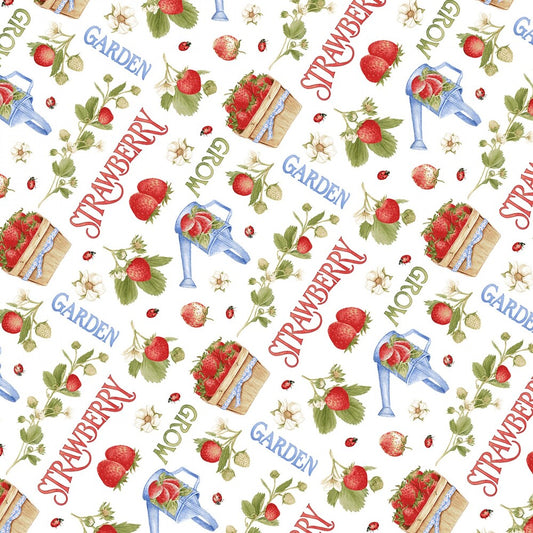 Strawberry Garden - Multi Strawberry Garden sewing and quilting product