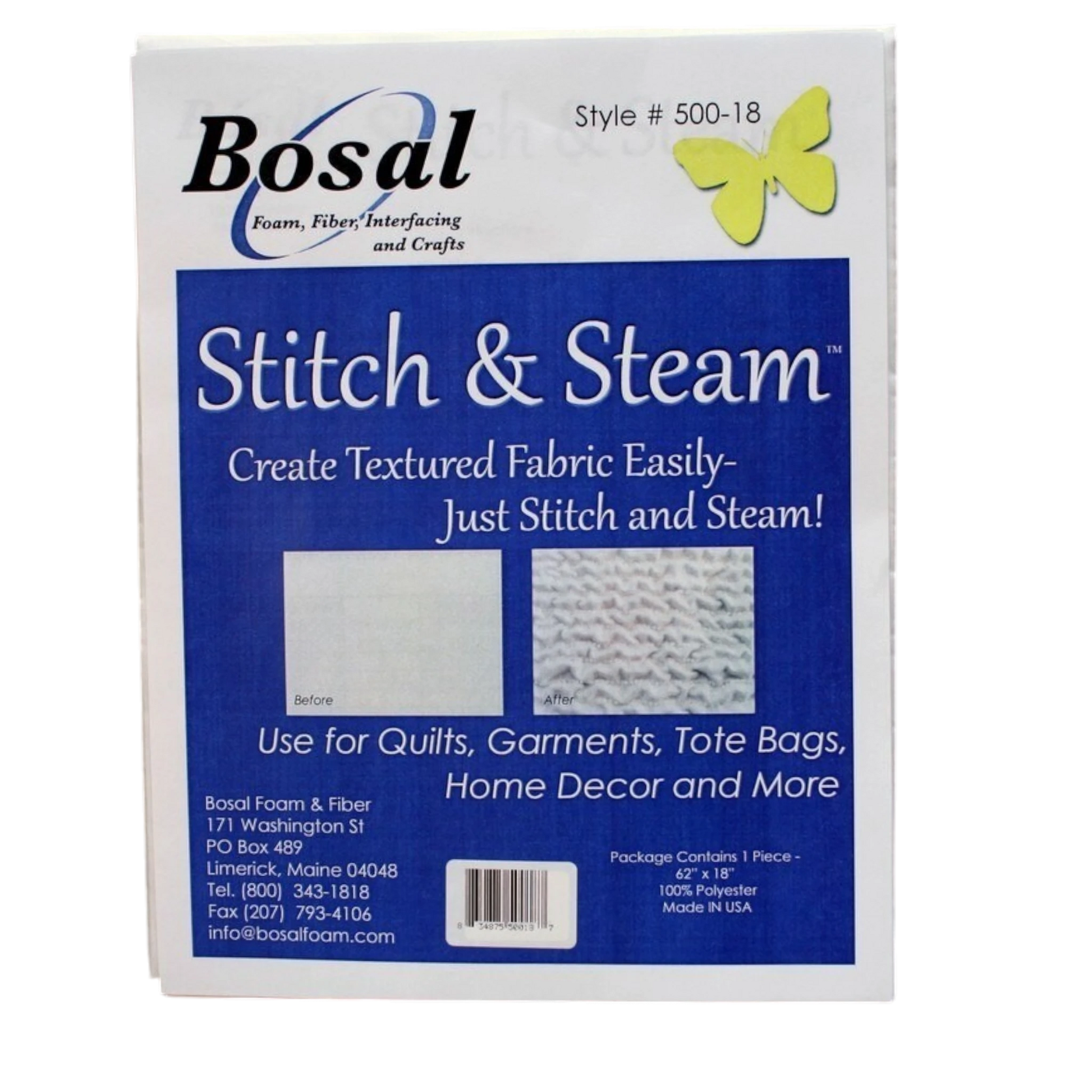 Stitch & Steam 1575 mm x 457 mm - Bosal sewing and quilting product