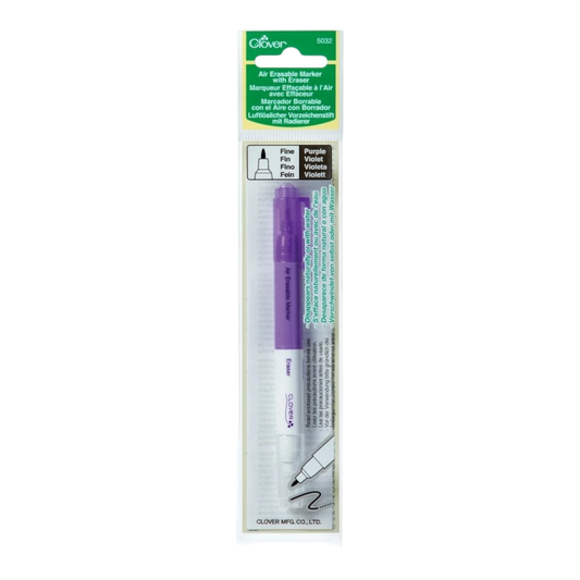 Air Erasable Marker With Eraser Purple , sewing and fabric marking