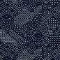Indigo Sashiko Sampler 2743 mm Wide Back for patchwork, quilting and sewing