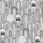 BAG TO GO Black & White Cruisin - sewing and quilting product