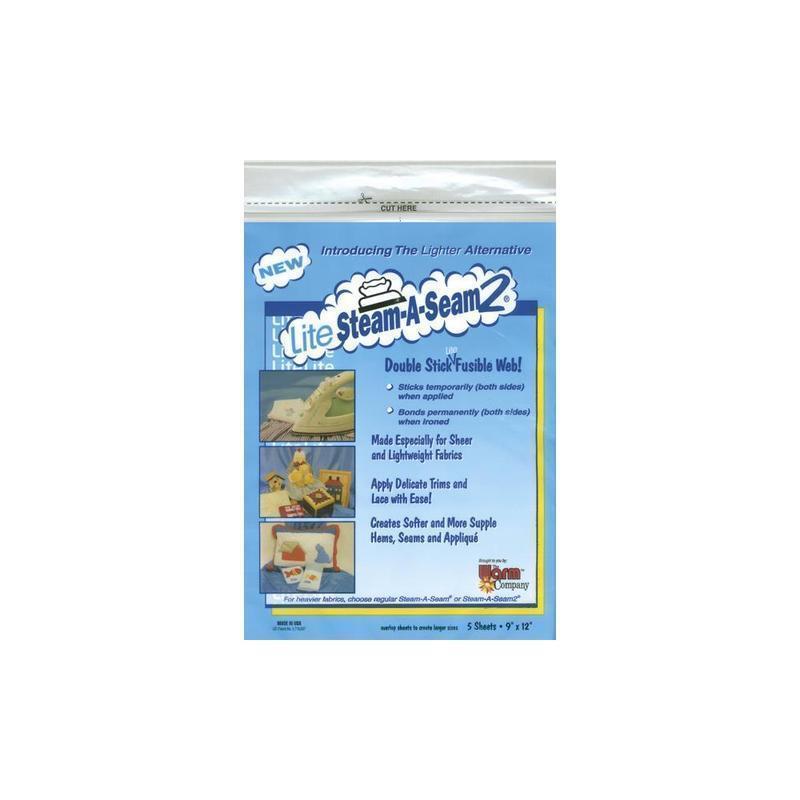Steam a Seam Lite 5 Sheets 9 x 305 mm for applique, sewing and fusible craft projects