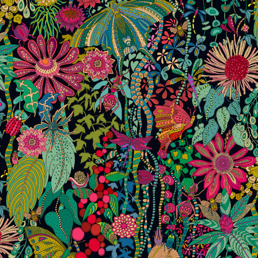 Twilight Black Twilight Dance CANVAS Weight for patchwork, quilting and sewing