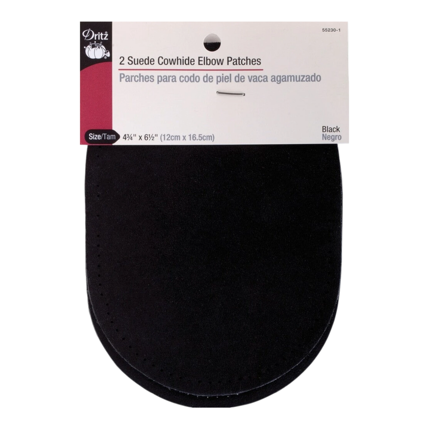 Suede Cowhide Elbow Patches for garment repair, mending and sewing projects