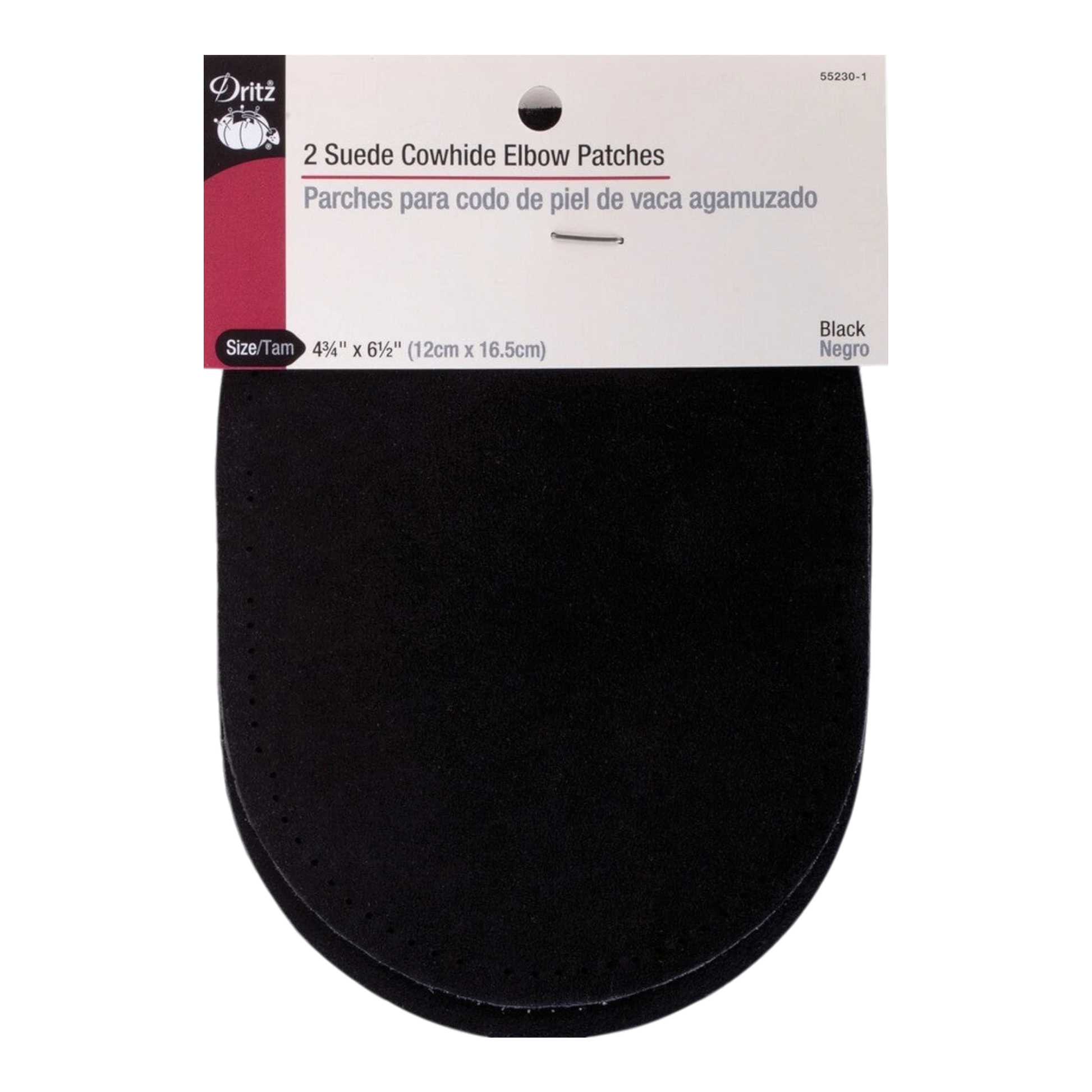 Suede Cowhide Elbow Patches for garment repair, mending and sewing projects