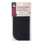 Iron on Patch Black 127 mm x 127 mm 2ct for garment repair, mending and sewing projects
