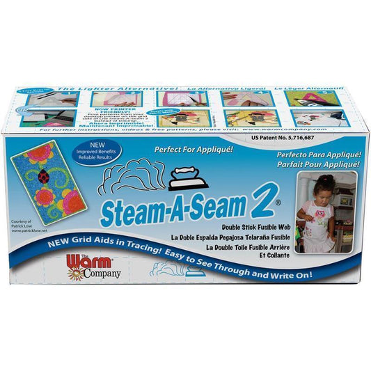 Steam a Seam 2 Double Stick Fusible Web - 305 mm wide for applique, sewing and fusible craft projects