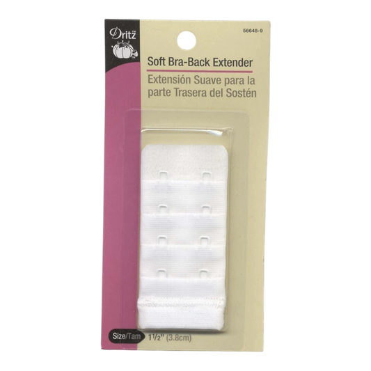 Bra Back Extender 38 mm 2 Hook White sewing and quilting product