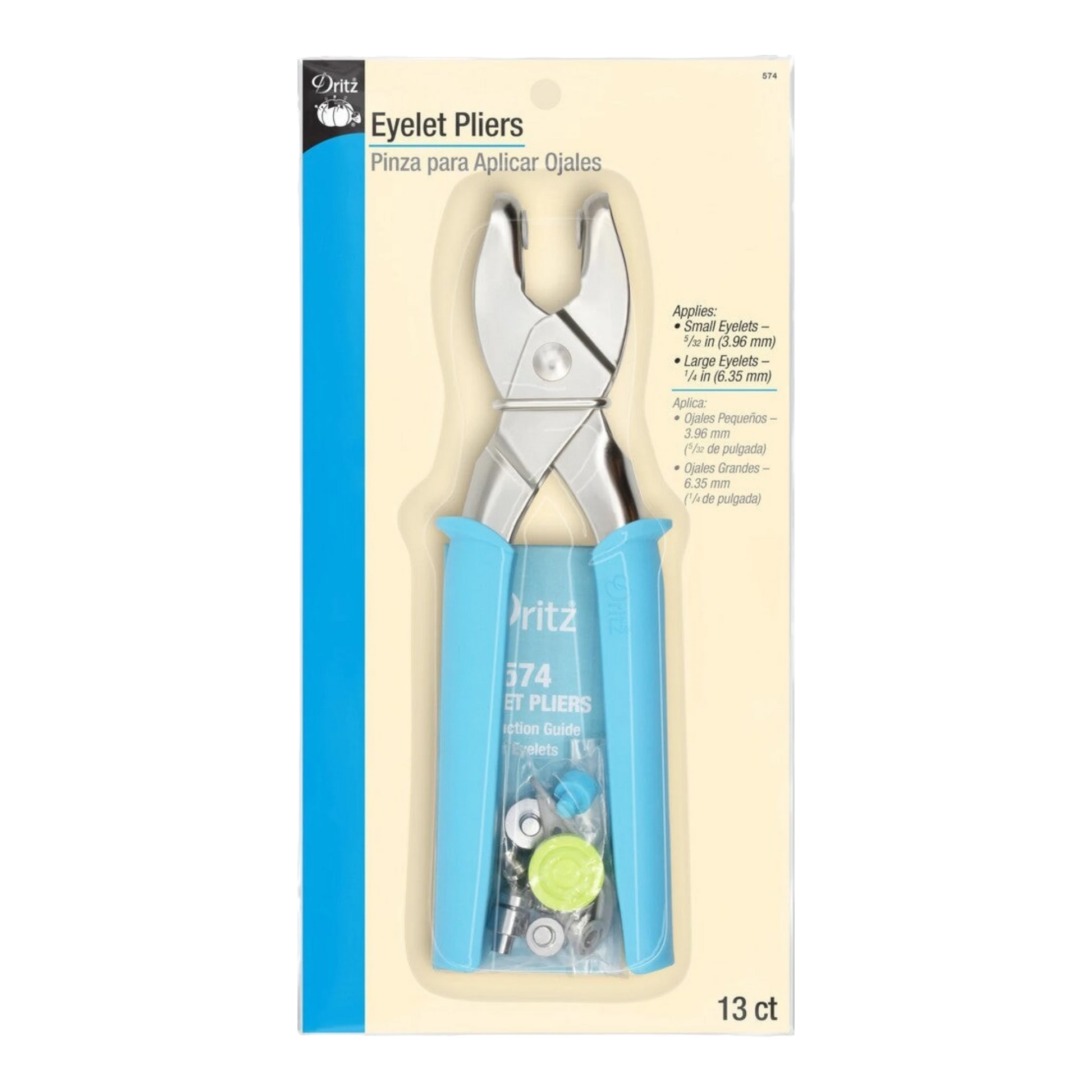 Eyelet Plier Kit with Eyelets 3 mm , quilting and craft projects