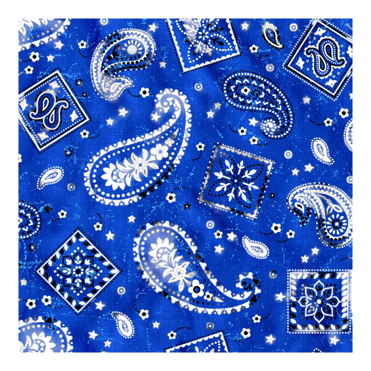 Wild West Bandana Blue