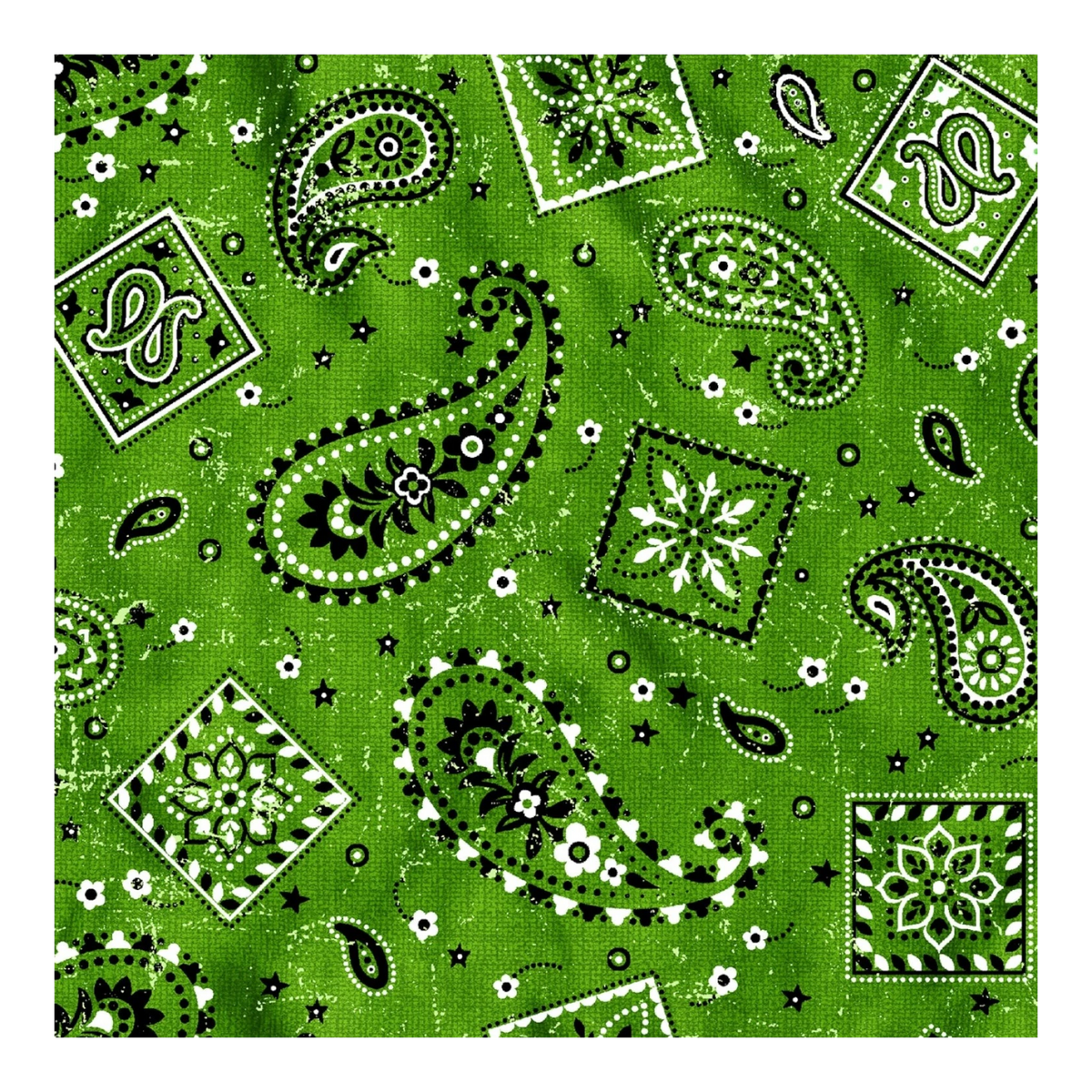 Wild West Bandana Green
