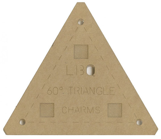 60 Degree Triangle Charms Template - Everything Fabric