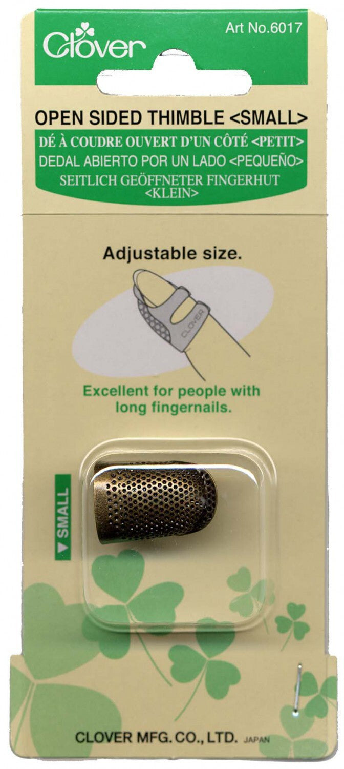 Open Sided Thimble Medium for hand sewing, quilting and needlework