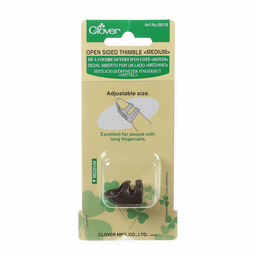 Open Sided Thimble Medium for hand sewing, quilting and needlework