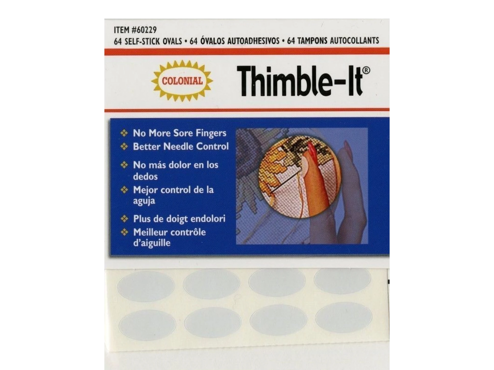 Thimble-It Self Adhesive Thimble Pads for hand sewing, quilting and needlework