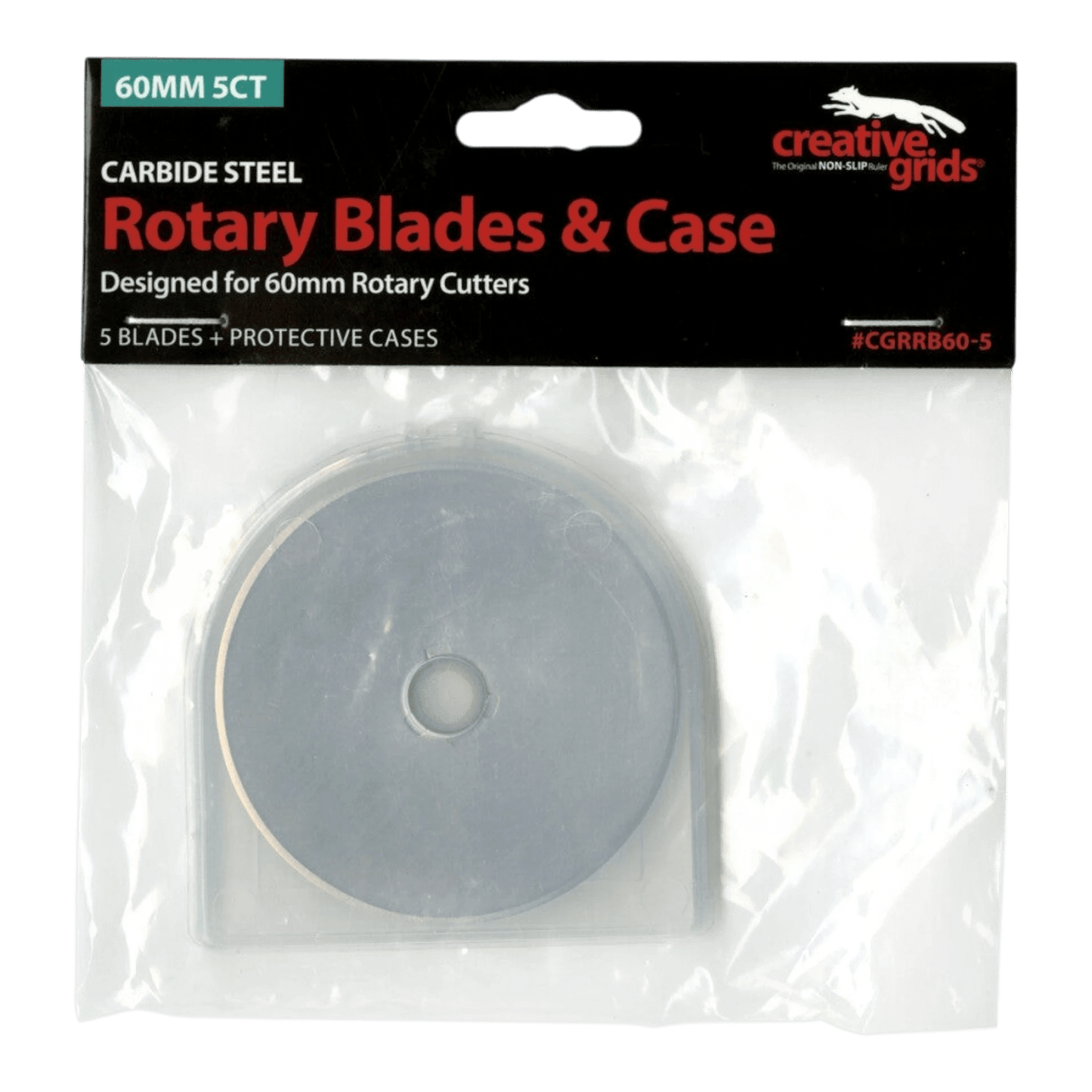 60mm Replacement Rotary Blade 5pk - Everything Fabric