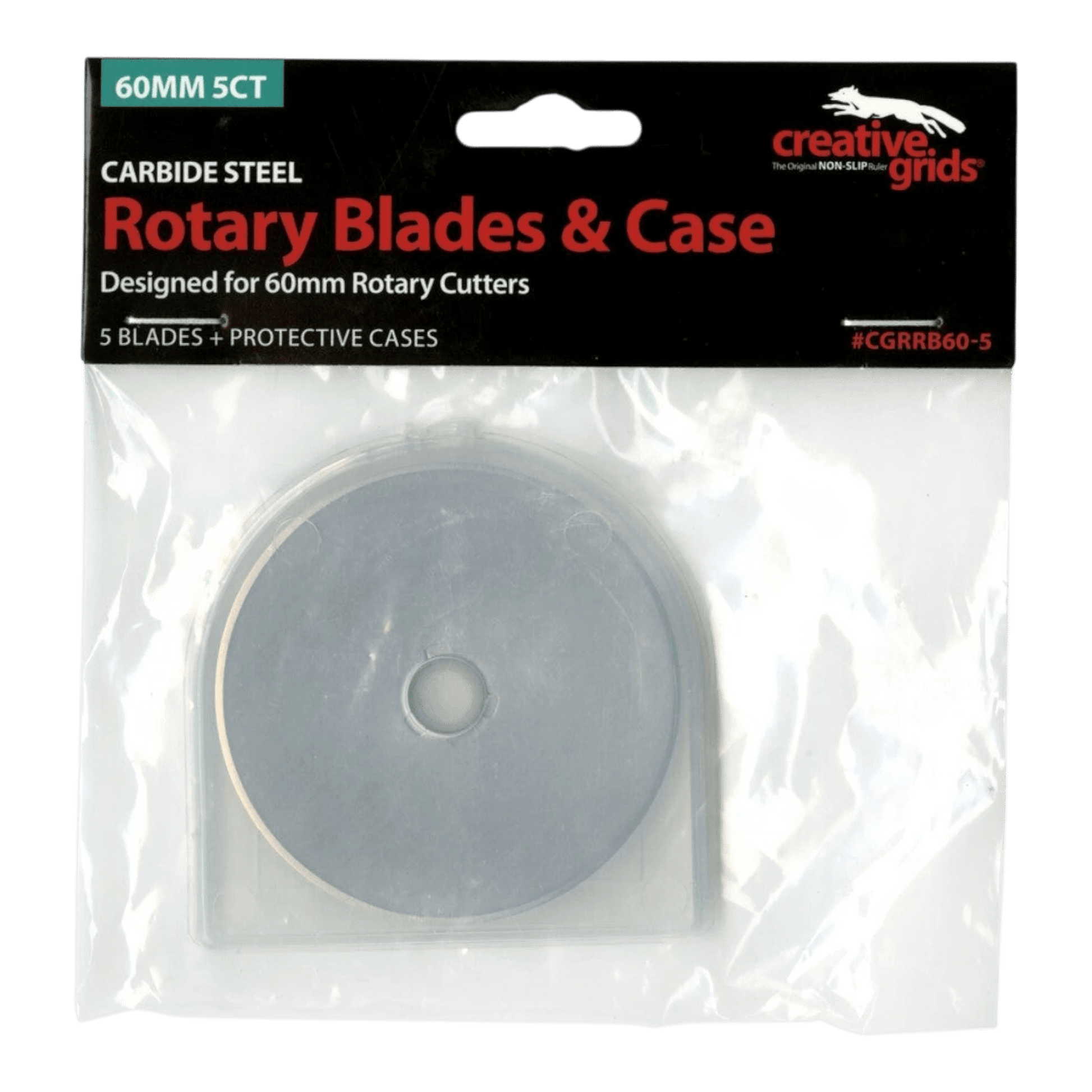 60mm Replacement Rotary Blade 5pk - Everything Fabric