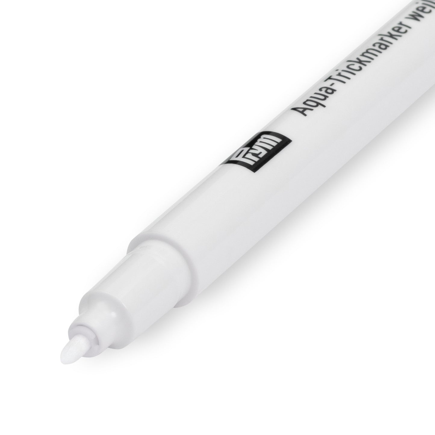 TRICK MARKER AQUA, WATER-ERASABLE, WHITE