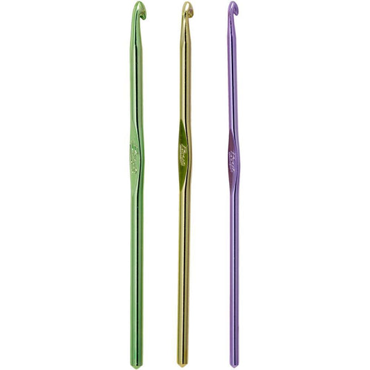 Boye Aluminium Crochet Hook Set G, H, I for crochet and yarn projects