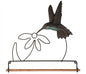 Quilt Hanger - 190 mm Tin Hummingbird Fabric Holder for quilt display and sewing room organisation