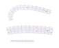 Curve Ruler Set for precise cutting, marking and patchwork