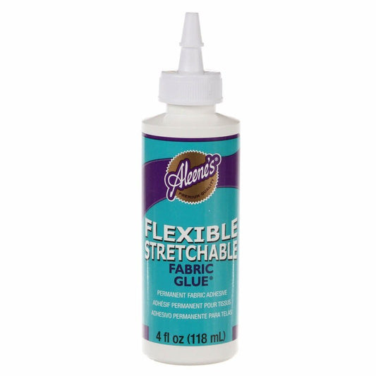Aleene's Flexible Stretch Glue 4oz (118ml) for applique, sewing and craft projects