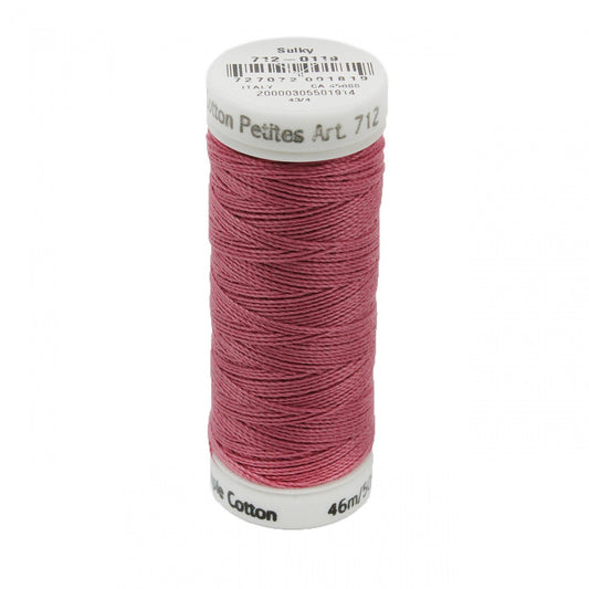 Sulky Thread Cotton Petites - 12wt - Romantic Rose for patchwork, quilting and sewing