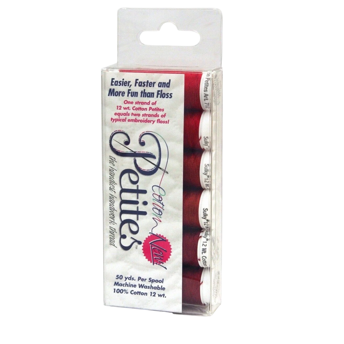 Sulky Cotton Petites 12wt 6-Pack Redwork
