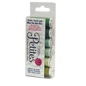 Sulky Petites 12wt Cotton Thread - 6 Pack - GREENS for patchwork, quilting and sewing