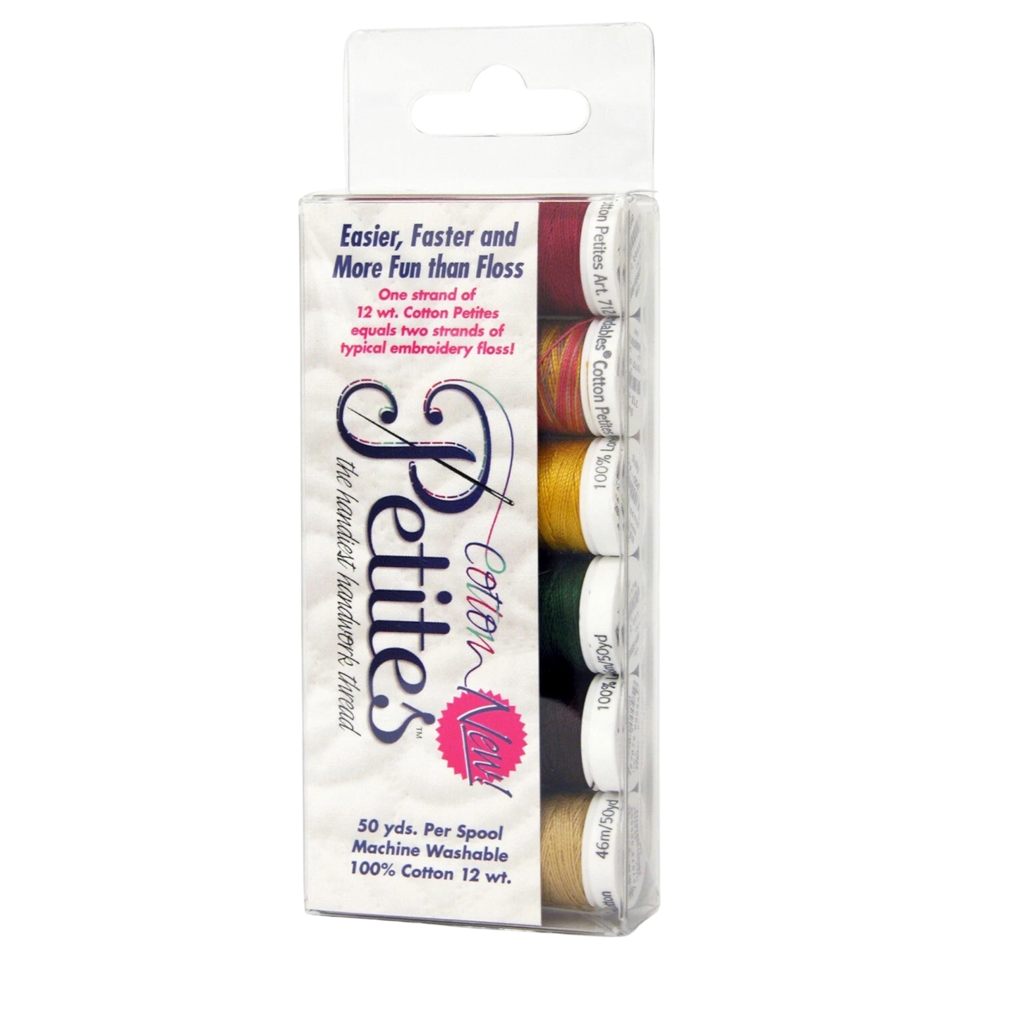 Sulky Petites 12wt Cotton Thread 6 Pack Autumn for patchwork, quilting and sewing