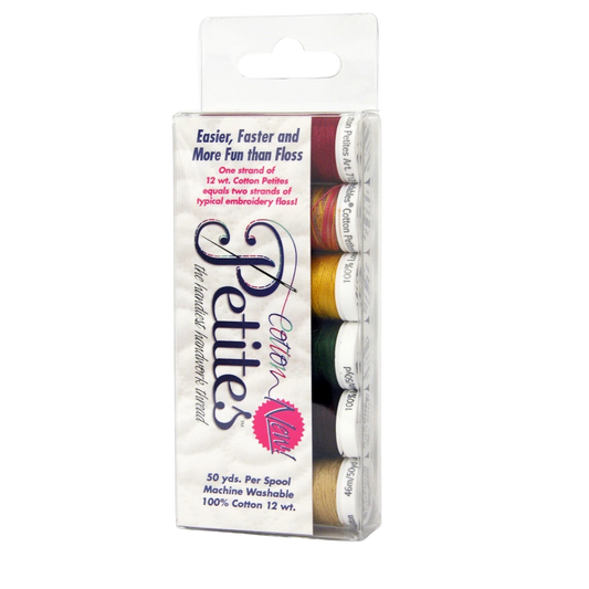 Sulky Petites 12wt Cotton Thread 6 Pack Autumn for patchwork, quilting and sewing