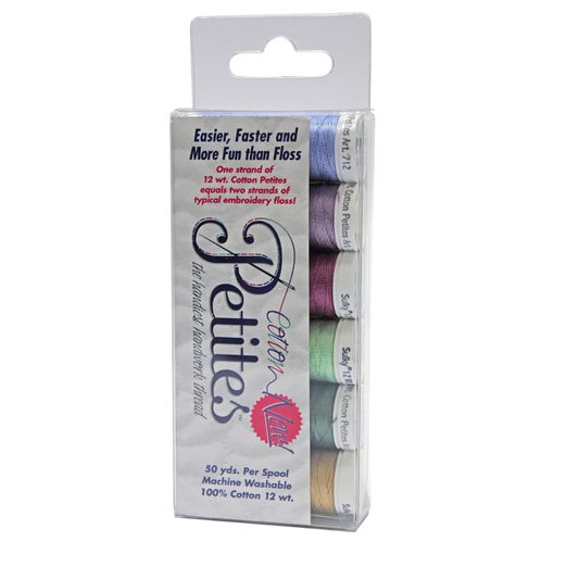 Sulky Petites 12wt Cotton Thread 6 Pack Rosewood Manor for patchwork, quilting and sewing