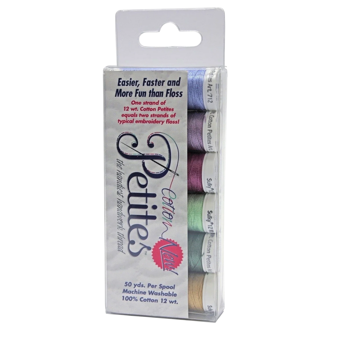 Sulky Cotton Petites 12wt 6-Pack Rosewood Manor