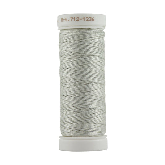 Sulky Thread Cotton Petites - 12wt Lt. Silver for patchwork, quilting and sewing