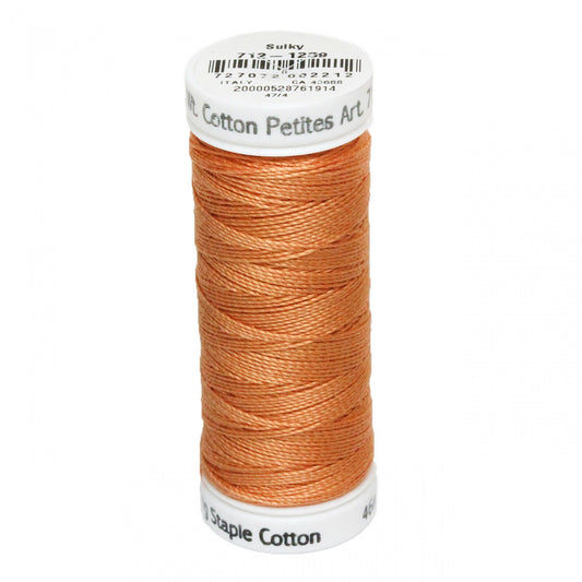 Sulky Thread Cotton Petites - 12wt - Apricot for patchwork, quilting and sewing