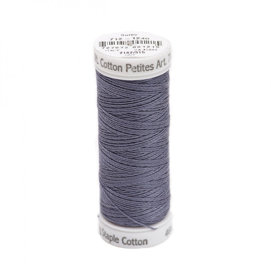 Sulky Thread Cotton Petites - 12wt - Smokey Grey for patchwork, quilting and sewing